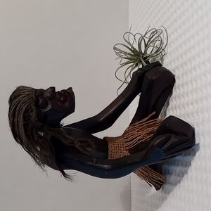 Vintage CocoJoes Sculpture "Lono" Polynesian Tiki God Of Peace And Prosperity